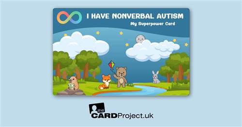 Non Verbal Autism My Superpower Card